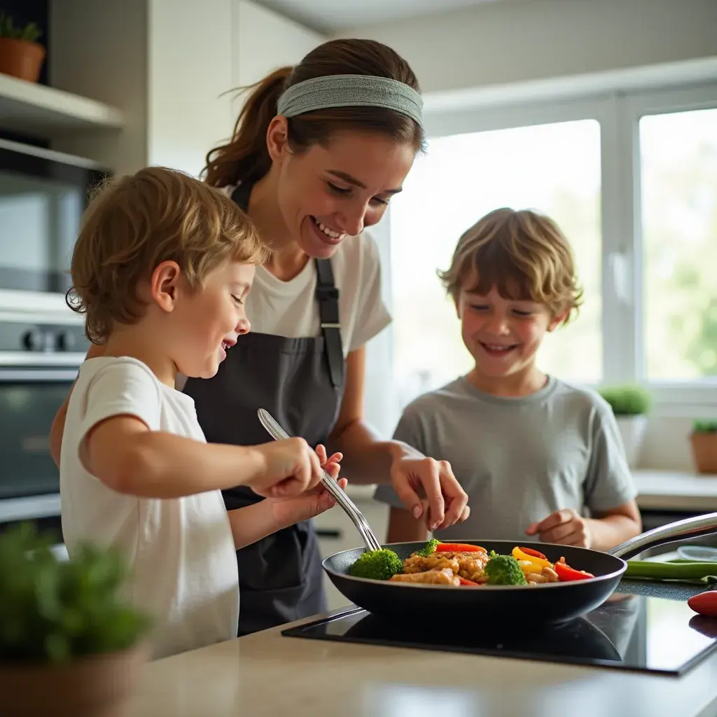 Barvit krožnik s sadjem in oreščki